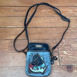 Chala Piano & Treble Clef "Cell Phone" Crossbody Bag